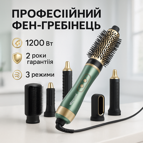 Фен з іонізацією для укладання, Електричний фен для професійного використання Стайлер завивки AI-16