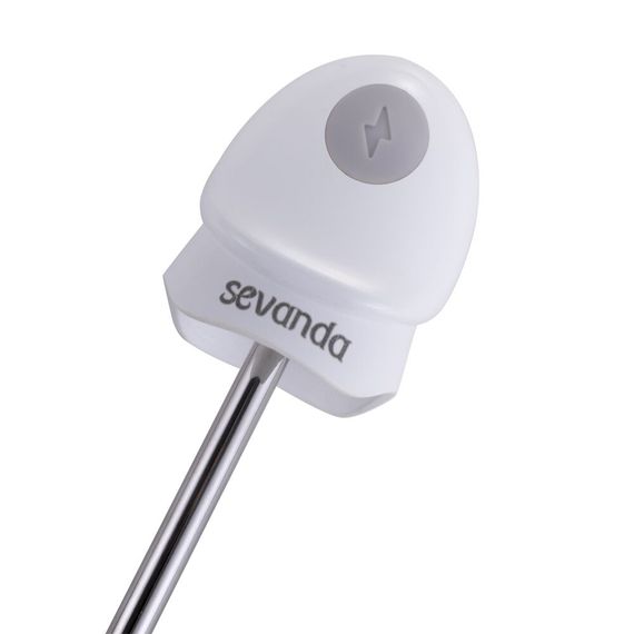 Уретральный зонд LOCKINK SEVANDA Vibrating & E-stim Metal Urethral Sounding - White | Зображення 6