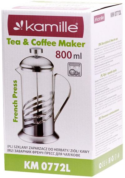 Френч-прес Kamille Lizardi 800мл | Зображення 4