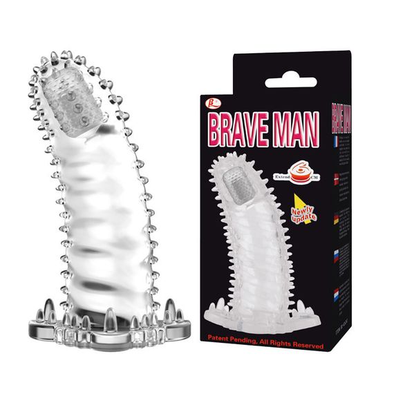 Насадка з вібрацією "Brave man" BI-026202A Sex Aura
