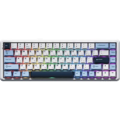 Клавиатура Ajazz AK680 MAX (8+8K) Magnetic Switch RGB Wireless/Bluetooth/USB White (AK680-M-BWD-A)
