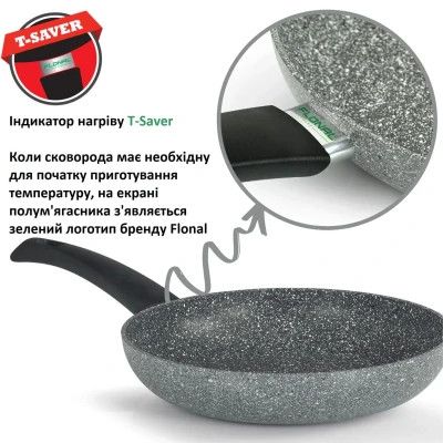 Сковорода Flonal Pietra Viva 24 см (PV8PS2470) | Зображення 2