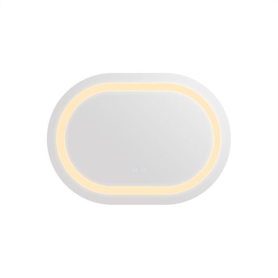Зеркало Qtap Gemini 600х800 с LED-подсветкой Touch, с антизапотеванием, с диммером, рег. темп цвета (3000-6500K) | Зображення 4