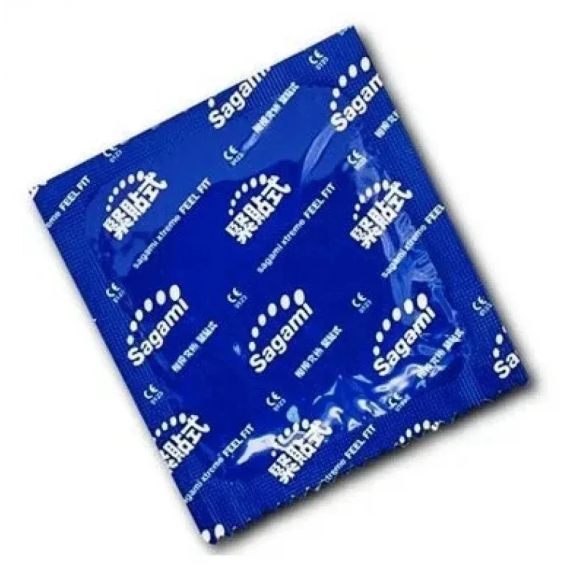 Супертонкие латексные презервативы Sagami Xtreme Feel Fit (цена за упаковку 3 шт.) Sex Aura | Зображення 3