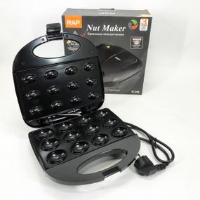 Функціональна вафельниця RAF R.246 750 Вт, Електронна вафельниця, Електровафельниця для тонких вафель IR-84