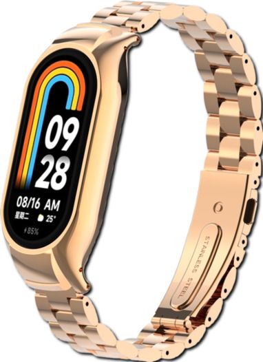 Ремінець для Mi Band 5/6 металевий сріблястий XPRO № 7 (MAW-42936_359)