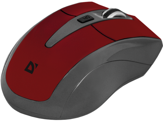 Миша Defender Accura MM-965 Wireless Red (52966) | Зображення 1