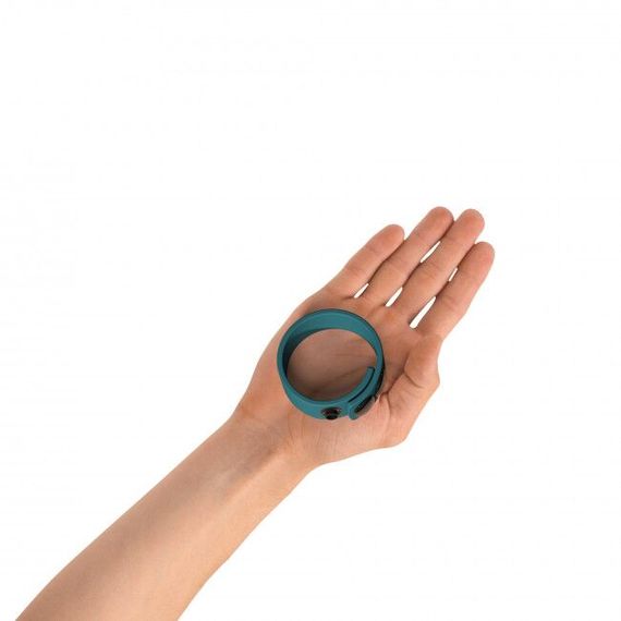 Регулируемое эрекционное кольцо на кнопках Love To Love HERO RING - TEAL ME | Зображення 2