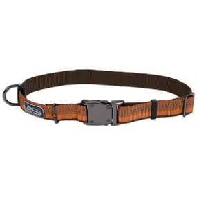 Ошейник светоотражающий для собак Coastal K9 Explorer Collar, 46-66 см, коричневый