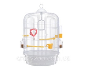 Клітка для канарок та маленьких птахів Ferplast Regina біла Ø 32.5x49 см 51049811