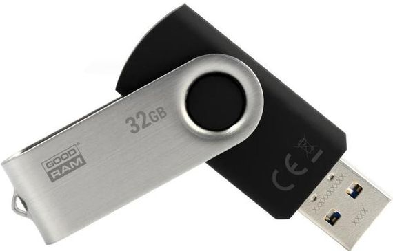 USB флеш накопичувач Goodram 32GB UTS3 Twister Black USB 3.0 (UTS3-0320K0R11)