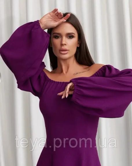 Плаття для жінок колір фіолетовий розміри S, 3XL, XXL, XL, L, M FI_009401 | Зображення 3