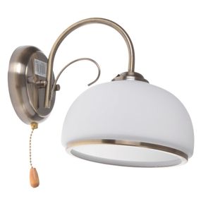 Бра настенное накладное с выключателем классическое LK-163W/1