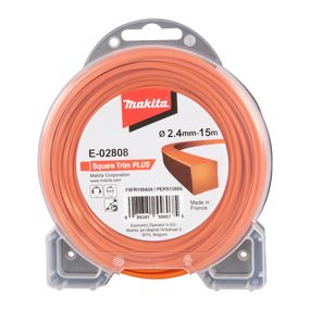 Жилка косильная "квадрат" 2.4 мм Makita E-02808 (15 м)
