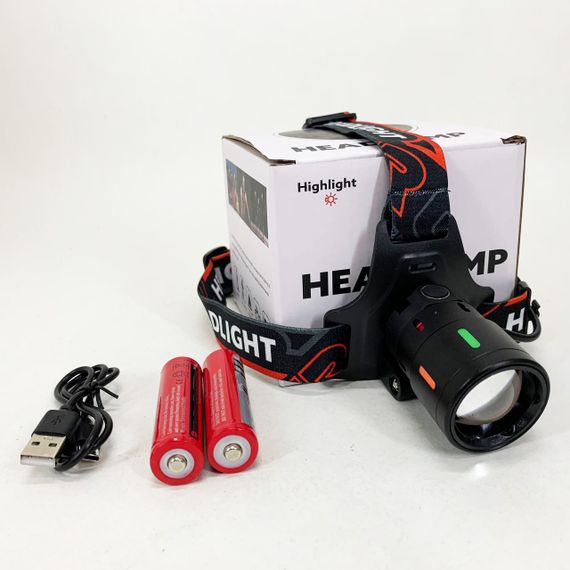 Мощный универсальный аккумуляторный налобный фонарь, Фонарь налобный для строителя SZ-48 | Зображення 2