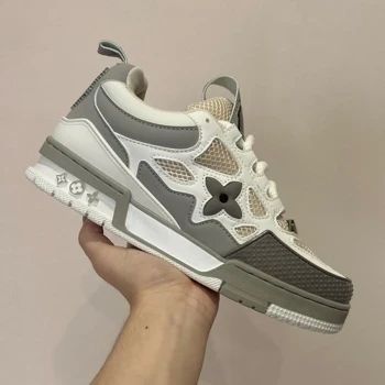 Кросівки Lou1is Vu1it1ton Skate Sneaker  White Grey