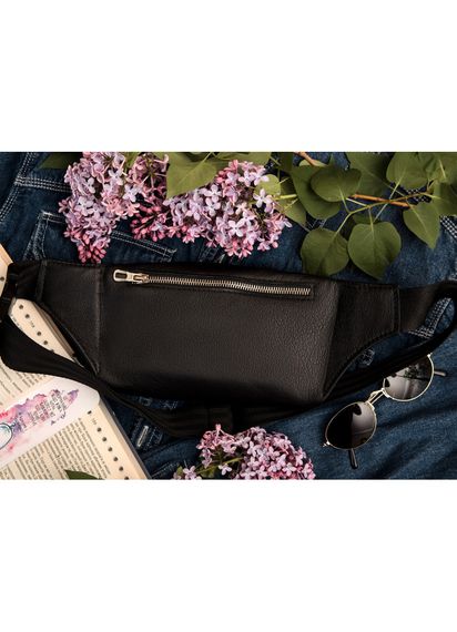 Поясна сумка бананка шкіряна Sambag Tirso PSS чорний 30.5 х 14 см (81113001) | Зображення 3