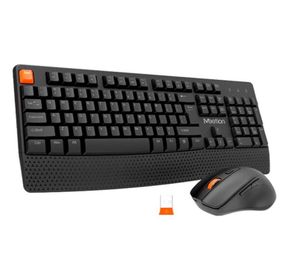 Набір 2 в 1 бездротова клавіатура та мишка Combo MeeTion MT-C4130, чорний