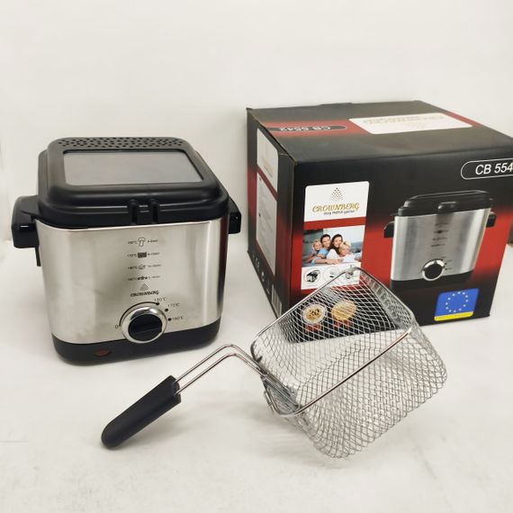 Фритюрница для дома на 1.5л Crownberg CB-5542 1200Вт WF-89 | Зображення 2
