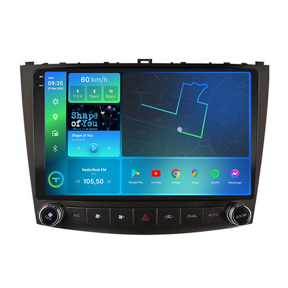 Штатна магнітола Torssen 2K Lexus IS250 05-13 F10432 4G Carplay DSP | Зображення 1