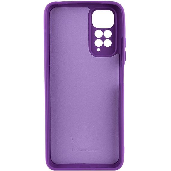 Чехол Silicone Cover Lakshmi Full Camera (AAA) для Xiaomi Redmi Note 11 (Global) / Note 11S Full camera, Фіолетовий/Amethyst | Зображення 1