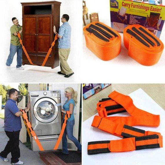 Ремни для переноса мебели Carry Furnishings Easier 2 шт до 200 кг 2.5 м ST-31 | Зображення 6