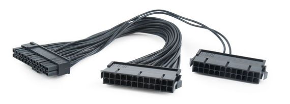 Кабель CC-PSU24-01, кабель живлення материнской плати, 30 см.