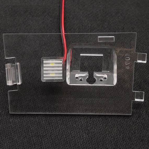 Кріплення камери заднього огляду, підсвітка номерного знака Jeep Patriot, Compass, Grand Cherokee