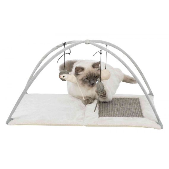 Килимок Trixie для котів Розважальний комплекс з дряпкою сизаль/плюш 60х33х42 см | Зображення 4