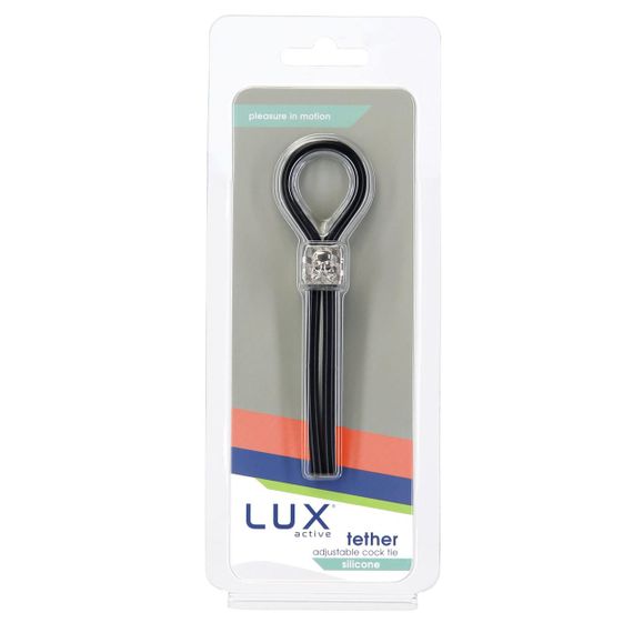 Регульоване ерекційне кільце-ласо LUX Active Tether Blue: Силіконове, для ідеального контролю ерекції | Зображення 7
