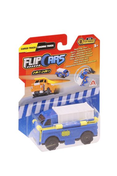 Машинка-трансформер Flip Cars 2 в 1 Городской транспорт, Грузовик и Погрузчик (EU463875-12) | Зображення 5