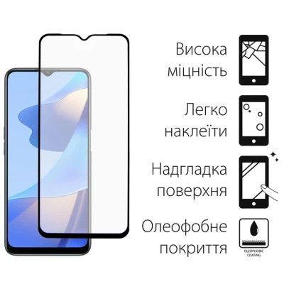 Чехол для мобильного телефона Dengos Kit for OPPO A57s case + glass (Black) (DG-KM-35) | Зображення 2