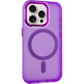 Чехол TPU+PC Lily with MagSafe для Apple iPhone 15 Pro (6.1") Purple