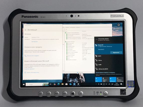 Защищенный планшет Panasonic Toughpad FZ-G1 MK4 / 10.1" (1920x1200) IPS Touch / Intel Core i5-6300U (2 (4) ядра по 2.4 - 3.0 GHz) / 8 GB DDR3 / 128 GB SSD / Intel HD Graphics 520 / WebCam / Win 10 Pro б/у | Зображення 7