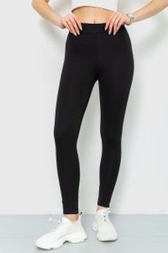 Лосины женские  цвет черный 164R399