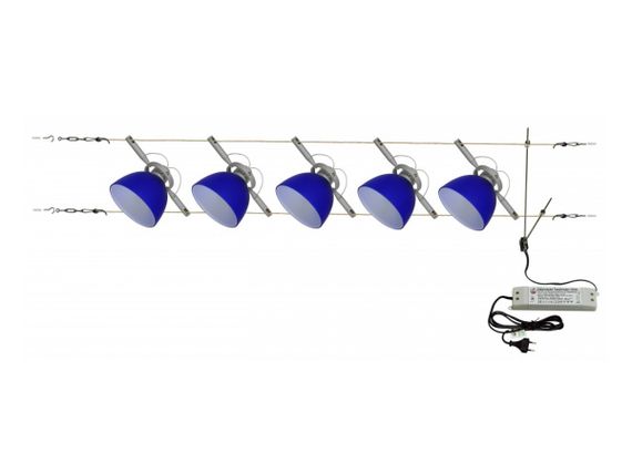 Светильник струнный поворотный (система) HTL-78/5 Blue