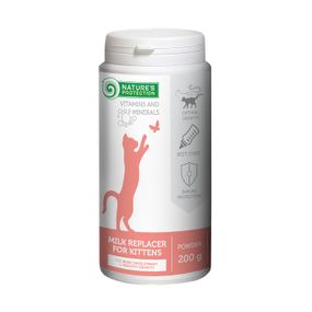 Замінник молока для кошенят Nature's Protection Kitty-Milk 200 гр