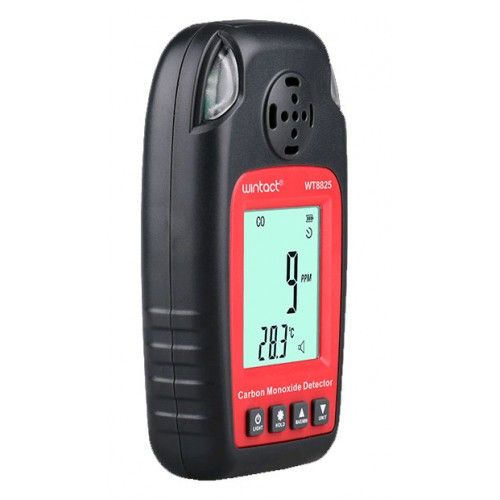 Газоаналізатор СО + термометр (0-1000 ppm, 0-50°C) WINTACT WT8825 | Зображення 4