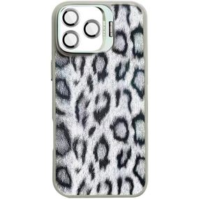 Чохол TPU+PC Wild Leopard with MagSafe and Lens для Apple iPhone 15 Pro (6.1") Grey