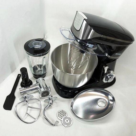 Багатофункціональний кухонний комбайн Rainberg RB-8080 Тістоміс, М'ясорубка, Блендер, Потужний блендер | Зображення 7