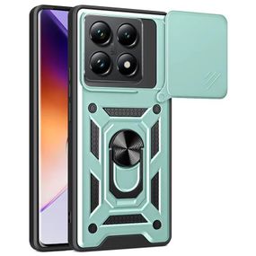 Чохол Ummi Camshield Serge Ring для Xiaomi 14T Зелений