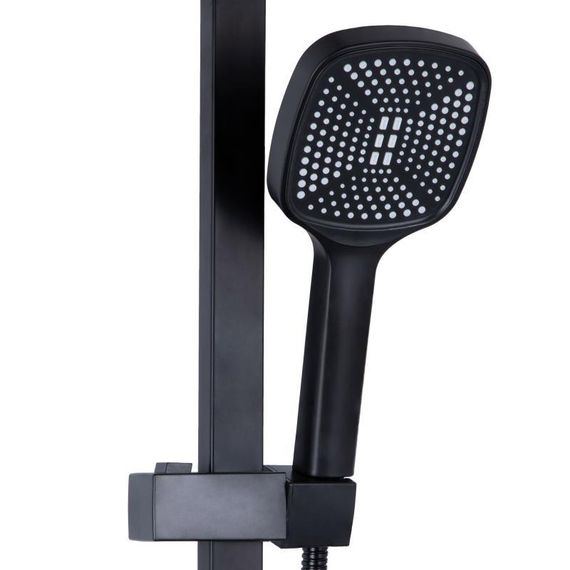 Душова система універсальна Lidz Wawel 1030 на три споживача (з виливом) (k35) LDWAW1030BLA45396 Black | Зображення 3