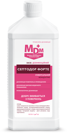 Дезинфекционное средство Септодор-Форте MDM 1л
