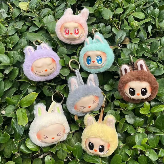 Брелок Labubu НОВИНКА, плюшевий брелок із вушками Лабубу, аксесуар для ключів | Зображення 2