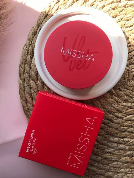 Тональний крем-кушон Missha Velvet Finish Cushion SPF50 + / PA +++ №21 | Зображення 2