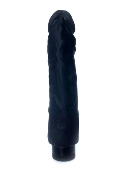 Вібратор - Real Skin Multispeed Black, 22,5 см Sex Aura | Зображення 3
