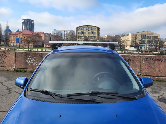Перемички на гладку дах (2 шт, Asaf V4) для Chevrolet Aveo T250 2005-2011 рр | Зображення 7