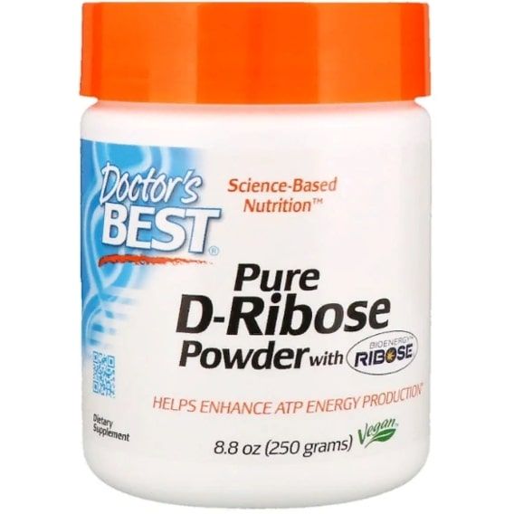 Тонізуючий засіб Doctor's Best Pure D-Ribose Powder with Bioenergy Ribose, 8.8 oz 250 g /50 servings/ DRB-00173