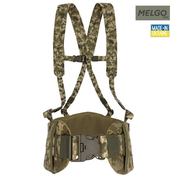 РПС Cordura IRR 500 D Піксель ММ-14 (pixel) MELGO, Ремінно-плечова система, Розвантажувальний пояс тактичний M | Зображення 1
