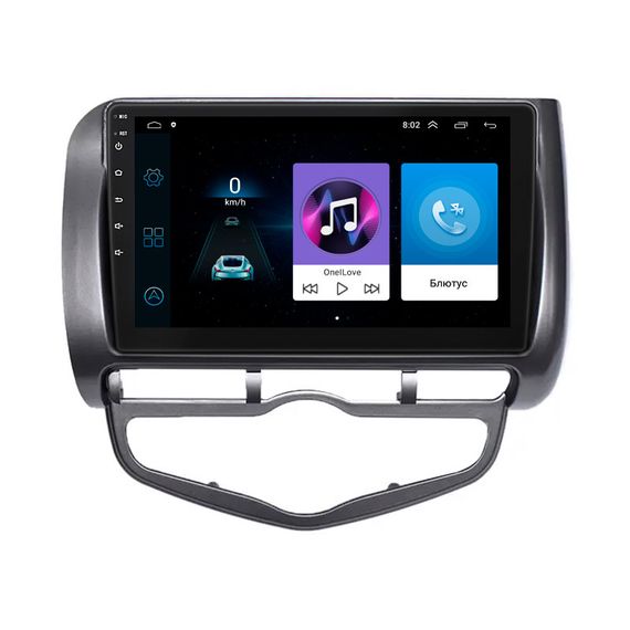 Штатная магнитола Lesko для Honda Fit I Auto AC 2001-2008 экран 9" 1/16Gb Wi-Fi GPS Base Хонда Фит